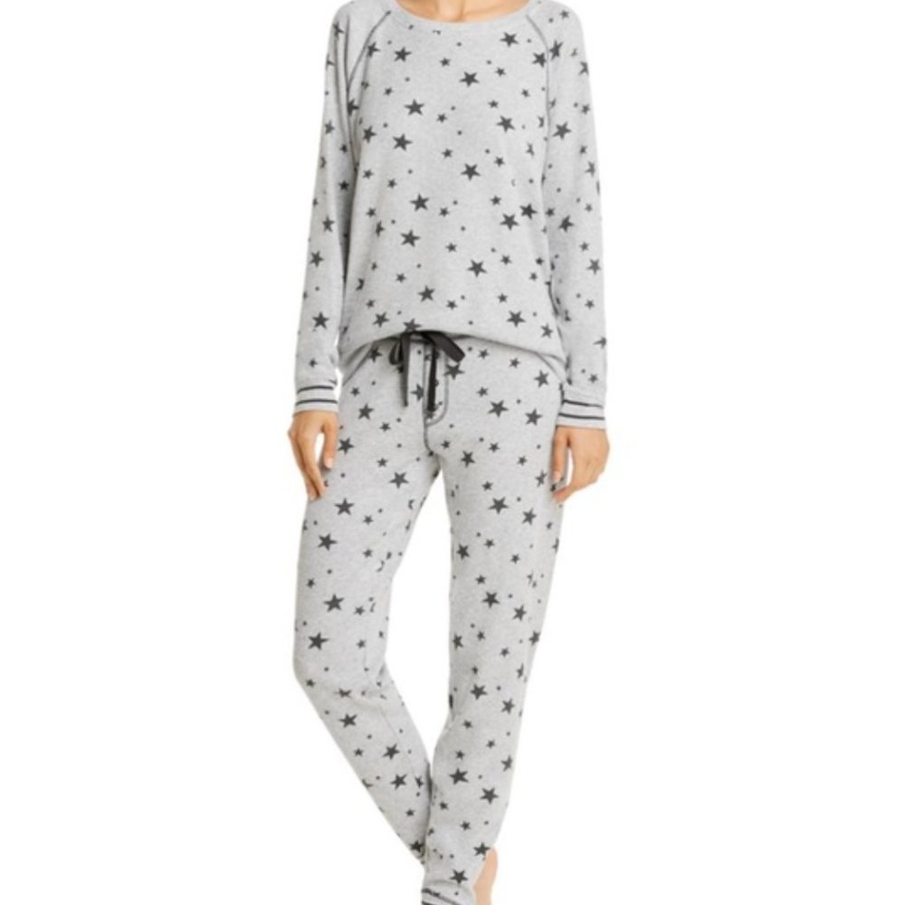 PJ Salvage Thermal Navy and Gray Star Set